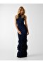 Marciano ruffle long dress