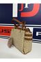 Original Women's Sand Tan Monogram Hand and Shoulder Bag New Season 2201Mh - 7