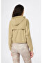 Athletics Hooded Full Zip Top Women's Beige Jacket - 118335-Ms100 - 2