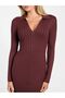 Rib-knit midi sweater dress - 3