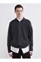 Ermus Global Dan Antrasit Loose Fit Men's Knitwear Cardigan