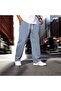 Men's Baggy Blue Jean with Elastic Waistband, Comfortable Cut, Loose Legs, Straight and Full Fit, Model 5006 - 2