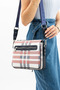 Women's Plaid Hand and Shoulder Bag Suitable for Daily Combinations 6011Mh - 2