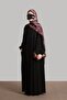 Robal Zippered Robe - Black - 3