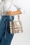 Women's Plaid Hand and Shoulder Bag Suitable for Daily Combinations 6011Mh - 2