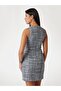 Bodycon tweed mini dress - 4