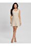 Flouncy tweed mini dress