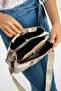 Women's Plaid Hand and Shoulder Bag Suitable for Daily Combinations 6011Mh - 3
