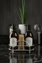 Set of 2 Amber Soap Dispensers 500 ml - Metal Stand with Sponge Compartment - Soap Dispenser, Detergent Dispenser - 500Hdggmtl - 5
