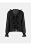 Chiffon ruffle blouse - 3