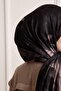 شال بولوت فلورا منقوش ناعم - أسود - 4