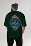 Yggdrasil Back Printed Green Oversize T-Shirt Men Women Cotton Crew Neck Tshirt - 5