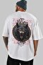Viking Mythology 27 Back Printed White Oversize T-Shirt Men Women Cotton Crewneck Tshirt - 5