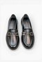 Women's Black Matte Loafer Orthopedic Sole New Season Accessory Daily Shoes Tr603 - 3