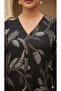 All over Zari Printed premium Botanical Jalabiya - 5