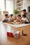 100 Pieces of Colorful Wooden Domino Game - 3