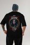 Viking Mythology 10 Back Printed Black Oversize T-Shirt Men Women Cotton Crew Neck T-Shirt