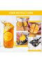 Rekix Lemon Squeezer, Heavy Duty Lemon Juicer, Lime Squeezer, Manual Citrus Press, Orange Juicer Han - 4