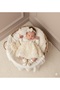 Baby Girl Newborn Dress Set Mevlüt Ozle Day Set 0-3 Months 3 Sizes Floral 5 Pieces