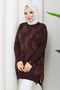 Women's Brush Patterned Silk Kupra Tunic - 7