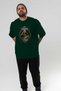 Viking Mythology 1 Pre-Printed Green Oversize T-Shirt Men Women Cotton Crew Neck T-Shirt - 7