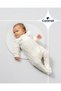 100% Cotton Baby Girl Romper with Embroidery and Baby Collar (1-3, 3-6 Months with Booties) - (6-9 Months Without Booties) - 2