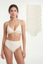 Pack of 5 Laser Cut Seamless High Waist Gathering Women's Panties - Premium Non-Marking Special Fabric