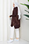 Women's Brush Patterned Silk Kupra Tunic - 6