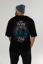 Heimdall Back Printed Black Oversize T-Shirt Men Women Cotton Crew Neck T-Shirt - 5