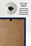 Thick Blue Framed Poster Frame, Blank Frame, Thick Frame Blue-Thick - 4