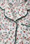 Lovely Bear Floral Patterned Ribbed Women's Pajama Set - 2