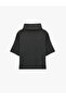 Short Sleeve Wide Turtleneck Knitwear Sweater - 2