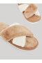 Fuzzy Criss Cross Bedroom Slippers - 3