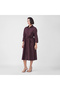 Plum Cotton Poplin Midi Shirt Dress - 4