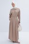 Peter Pan collar Piece Linen Skirt Set - 4