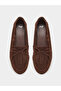 Brown Suede Tassel Moccasin Loafers - 5