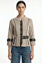 Women's Mink Brown Lems Judge Collar Snap Jacket 412104-31326.1 - 2