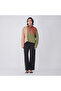 Brown & Beige Cotton Poplin Color Block Shirt - 3