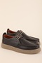 Men's Genuine Leather Casual Derby Shoes (Moc-Toe) Cz.102 Brown - 2