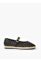 Women Perforated Design Mary Jane Shoes - 3