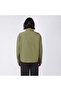 Green Cotton Poplin Asymmetric Shirt - 2