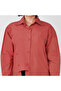 Burnt Orange Cotton Poplin Asymmetric Shirt - 6