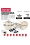 Essentials 12-Piece Off-White Granite Cookware Set | Non-Stick Pots and Pans Set | PR80977 - 7