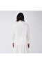White Cotton Poplin Shirt with Floral Embroidery - 3