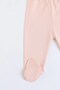 Baby Girl 100% Cotton Floral Embroidered 3-Piece Bodysuit Set with Hat and Gloves - 2