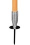 Wooden Target Cricket Stump with Spring Durable Practice Training Wicket Single Piece - 2