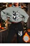Women's Printed Sweatshirt - Sweatpants 2-Piece Set Oversized Fit 3 Yarns 71