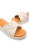 Women's Beige Orthopedic Soft Sole Anatomical Comfortable Daily Slippers - 5
