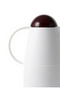 Nova White Vacuum Flask 1L Glass Lined Thermal Bottle Hot & Cold Insulated - 3