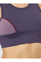 Color Block Contrast Piping Sports Bra and Leggings Set - 3